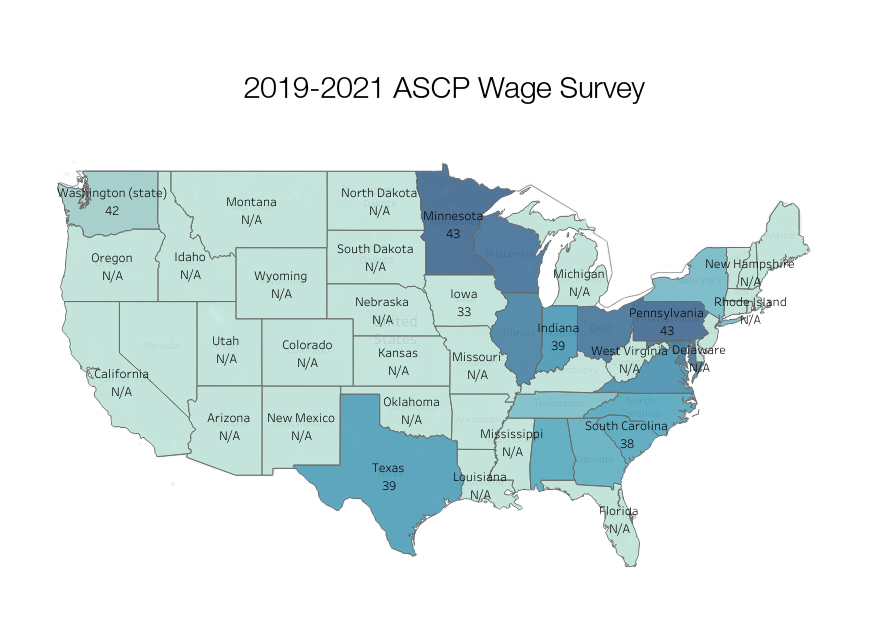 2019-2021 wage survey map